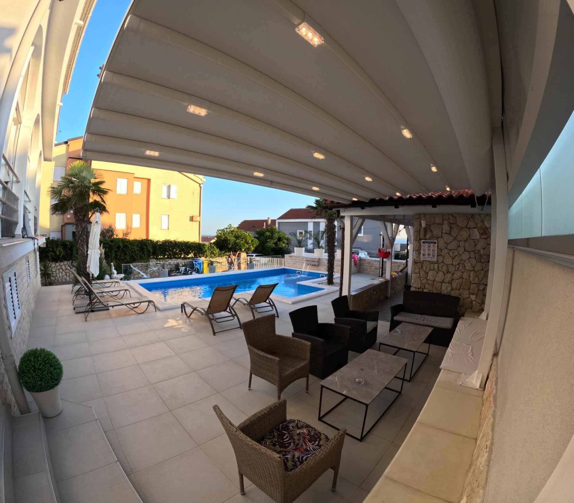 Apartments Sun Dance With Heated Pool Novalja Kültér fotó